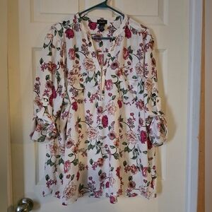 Floral Print Women's Top